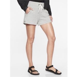 ATHLETA Bliss Nirvana Drawstring‎ Sweat Shorts 3.5" Inseam Mid Rise Small